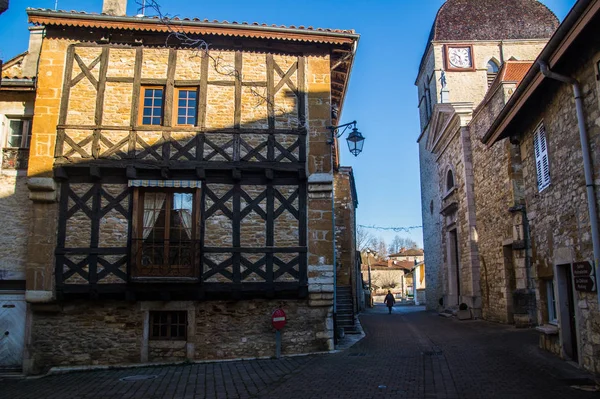 Vista Panorâmica Antiga Arquitetura Medieval Castelo — Fotografia de Stock