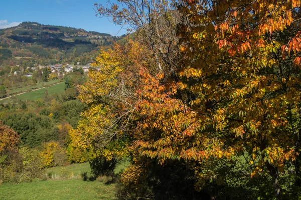 Queda em Auvergne — Fotografia de Stock