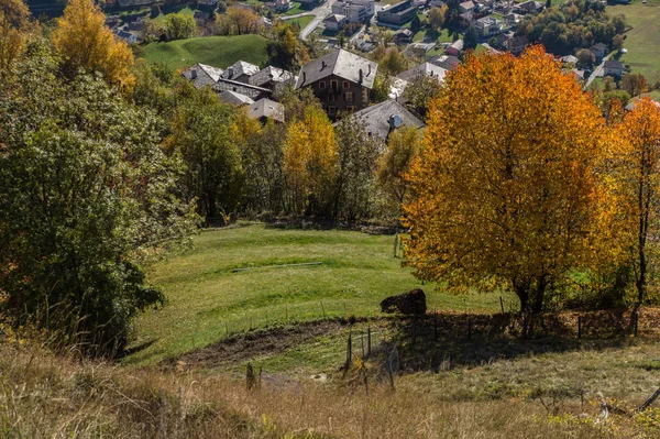 Herfst in Zwitserse Alpen — Stockfoto