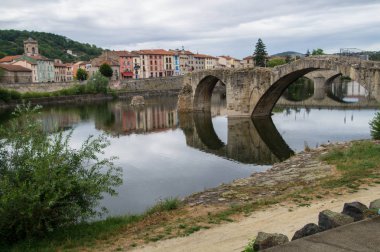 old medieval city with bridge