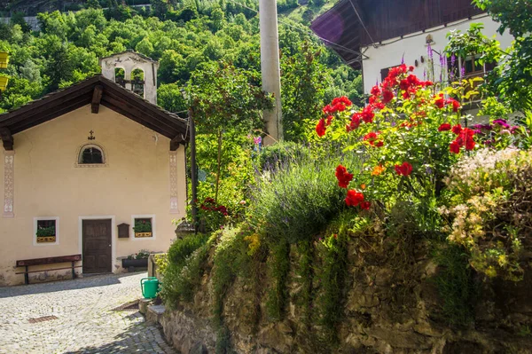 Brug Ael Val Aoste Italië — Stockfoto