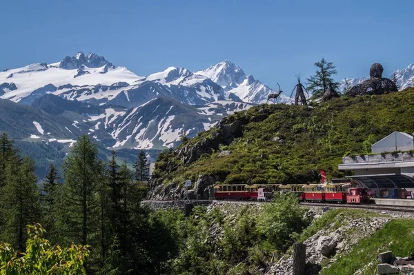 İsviçre Valais 'de emosson