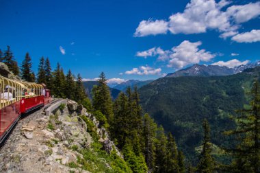 İsviçre Valais 'de emosson