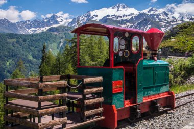 İsviçre Valais 'de emosson