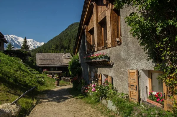 Trelechamp Chamonix Haute Savoie France — стоковое фото