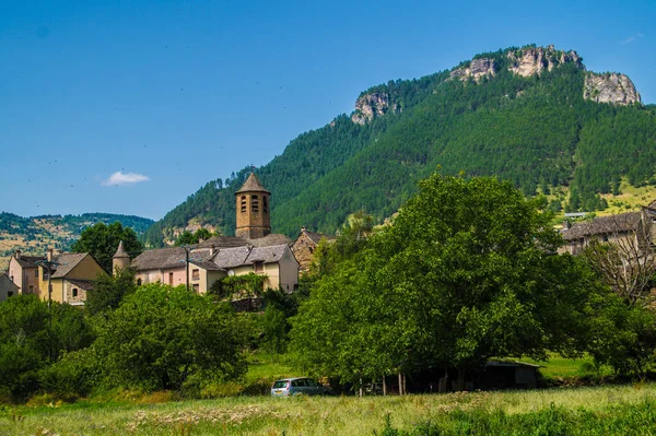 Ispagnac Lozere Franciaországban — Stock Fotó