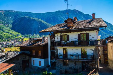 Chaboney in Morgex in Val Aoste, İtalya