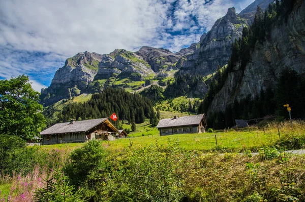 Barmaz Στο Valais Της Γαλλίας — Φωτογραφία Αρχείου