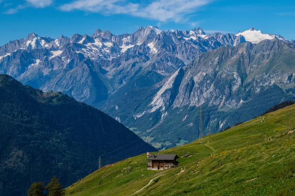 Verbier Στο Valais Στο Swiss — Φωτογραφία Αρχείου