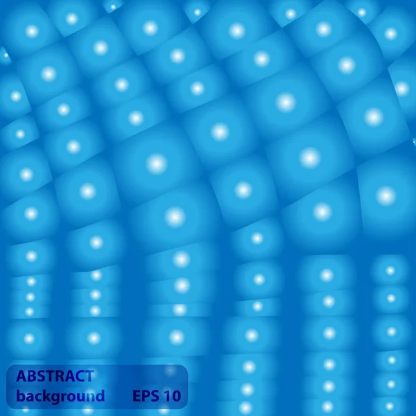 Fondo de vector azul abstracto con elementos de iluminación — Vector de stock