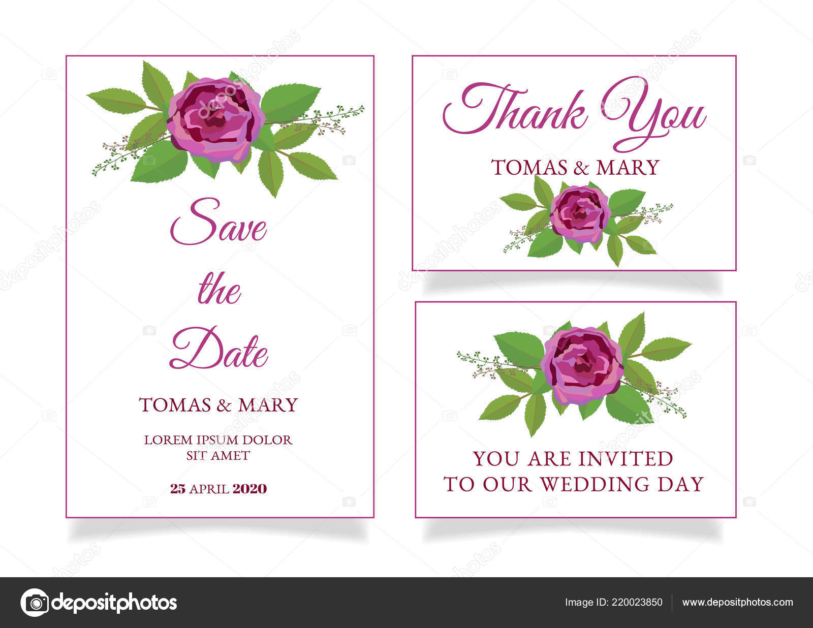 rustic wedding invitation template rose leaf printable wedding