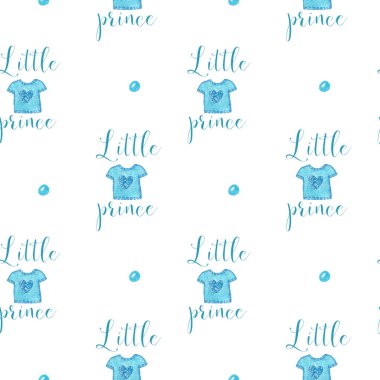 Bebek odası bebek sorunsuz baskı waterco ile küçük prens metinle