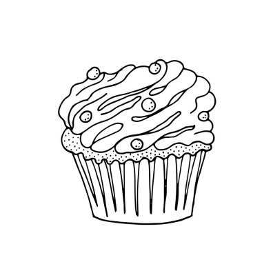 Boyama kitabı veya sayfa için tatlı tatlı