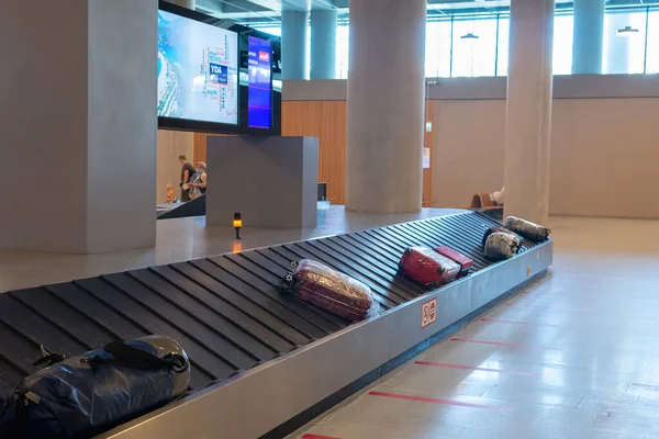 土耳其达拉曼 2020年10月11日 Yda达拉曼 哈维尼机场 国际机场装有传送带的手提箱或行李 — 图库照片