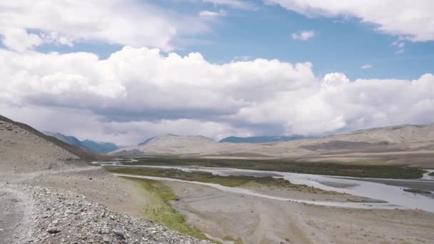Manzara Dağ ve çöl arazinin — Stok video