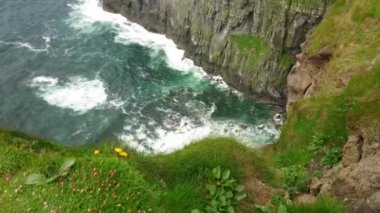 Dünya ünlü Cliffs, Moher İrlanda