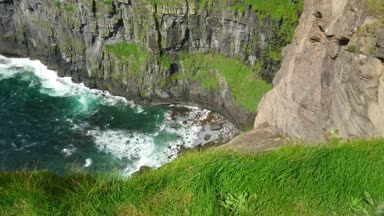 Dünya ünlü Cliffs, Moher İrlanda