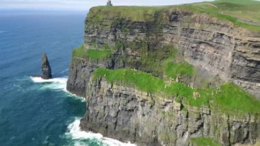 Dünya ünlü Cliffs, Moher İrlanda