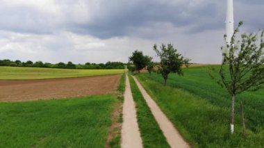 Kırsal - tarım alanları üzerinde hava uçuş