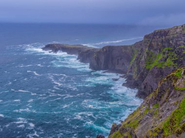 Şaşırtıcı Fogher Cliffs at İrlandalı west coast
