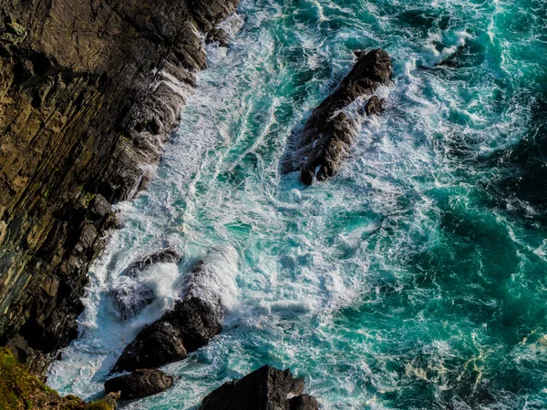 Rough Atlantic Ocean from above — Stock Photo, Image