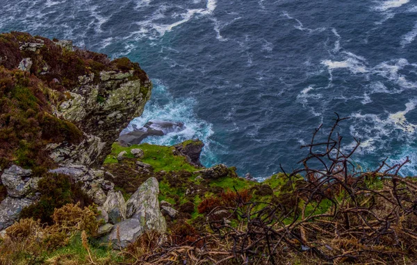 Le incredibili scogliere di Fogher sulla costa occidentale irlandese — Foto Stock