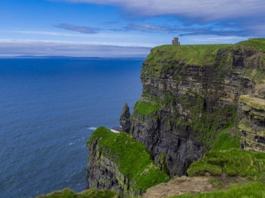 Dünya ünlü Cliffs, Moher İrlanda'nın Atlantik kıyısında