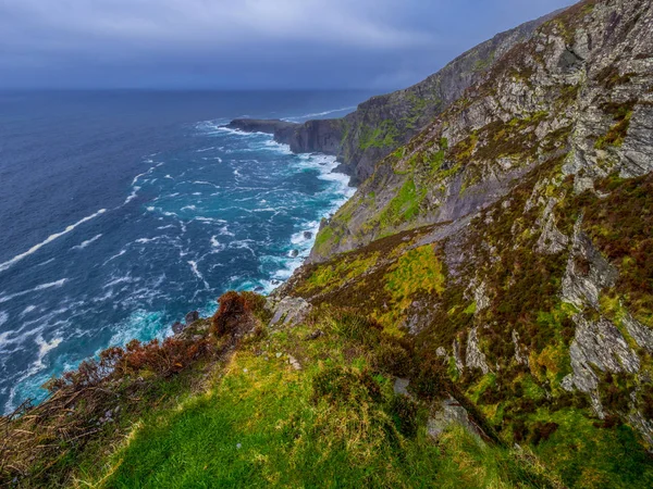 As incríveis falésias Fogher na costa oeste da Irlanda — Fotografia de Stock