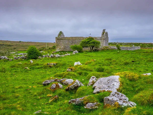 Alte kirchenruine in irland — Stockfoto