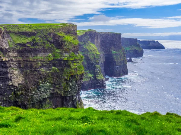 Dünya ünlü Cliffs, Moher İrlanda'nın Atlantik kıyısında