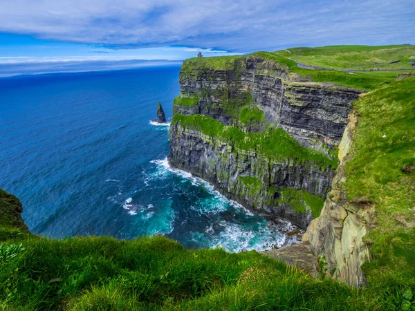 Falaises de Moher de renommée mondiale sur la côte atlantique de l'Irlande — Photo