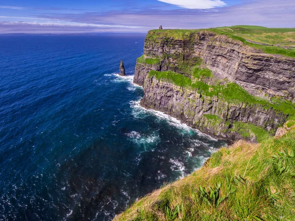 Dünya ünlü Cliffs, Moher İrlanda'nın Atlantik kıyısında
