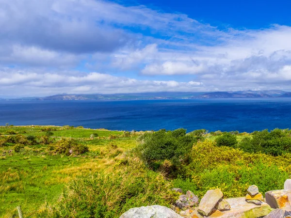 Красива природа й зеленими смужками на півострові Дінгл Ірландії — стокове фото