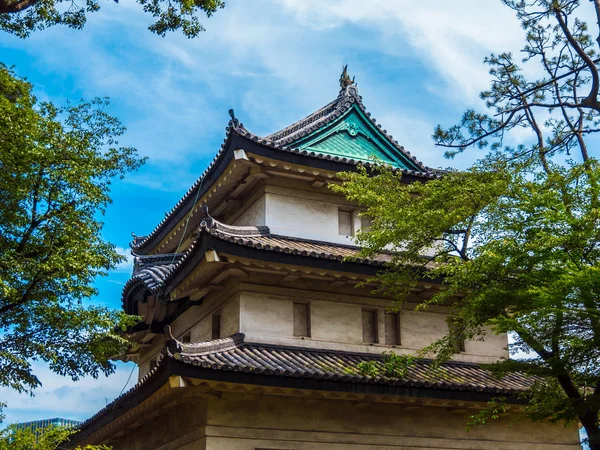 L'unica torre rimasta del Castello di Edo a Palazzo Imperiale Tokyo — Foto Stock