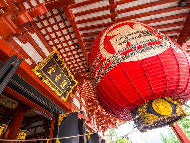 En ünlü Tapınağı Tokyo - tapınak Asakusa Senso-Ji - Tokyo, Japonya - 12 Haziran 2018