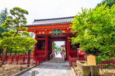 En ünlü Tapınağı Tokyo - tapınak Asakusa Senso-Ji - Tokyo, Japonya - 12 Haziran 2018