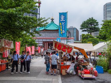 Tokyo - Tokyo, Japonya - 12 Haziran 2018 yılında Ueno Park güzel Tapınak