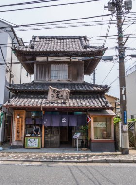 12 Haziran 2018 - Tokyo, Japonya - Kamakura bina tipik eski Japonya tarzı