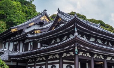 Ünlü Hase Dera Tapınağı Kamakura Japonya - Tokyo, Japonya - 12 Haziran 2018