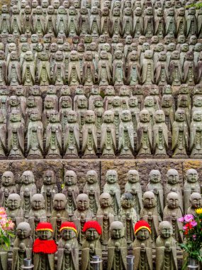 Etkileyici Budist Hase Dera Tapınağı Kamakura - Tokyo, Japonya - 12 Haziran 2018