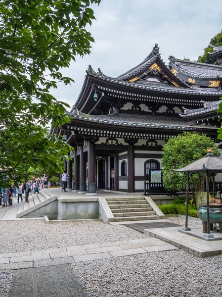 Famoso templo Hase Dera en Kamakura Japón - TOKYO, JAPÓN - 12 DE JUNIO DE 2018 — Foto de Stock