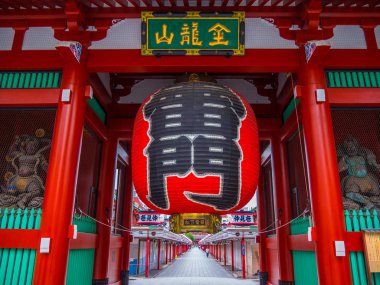 Senso-Ji Tapınağı Tokyo - ünlü içinde Asakusa Sensoji - Tokyo, Japonya - 12 Haziran 2018