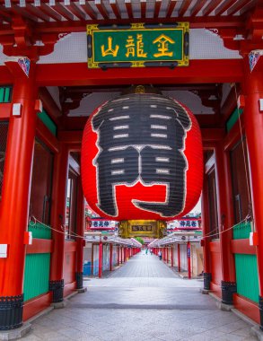 Senso-Ji Tapınağı Tokyo - ünlü içinde Asakusa Sensoji - Tokyo, Japonya - 12 Haziran 2018