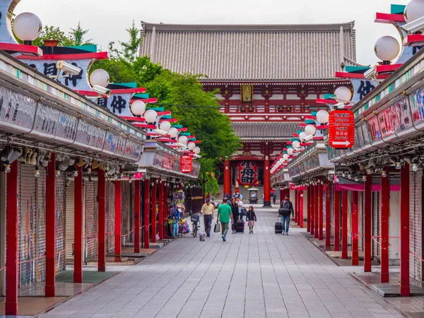 Senso-Ji Tapınağı Tokyo - ünlü içinde Asakusa Sensoji - Tokyo, Japonya - 12 Haziran 2018
