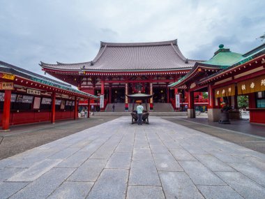 Senso-Ji Tapınağı Tokyo - ünlü içinde Asakusa Sensoji - Tokyo, Japonya - 12 Haziran 2018