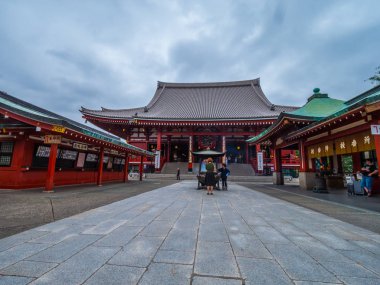 Senso-Ji Tapınağı Tokyo - ünlü içinde Asakusa Sensoji - Tokyo, Japonya - 12 Haziran 2018