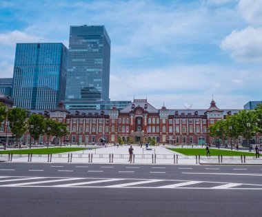 Tokyo İstasyonu - büyük Merkez İstasyonu şehir - Tokyo, Japonya - 12 Haziran 2018