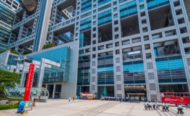 Modern Fuji televizyon yayını 12 Haziran 2018 Tokyo - Tokyo, Japonya - bina