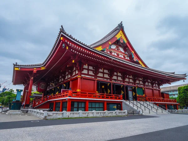 Πιο διάσημος ναός στο Τόκιο - η Senso-Ji ναό στην Ασακούσα - Τόκιο, Ιαπωνία - 12 Ιουνίου 2018 — Φωτογραφία Αρχείου