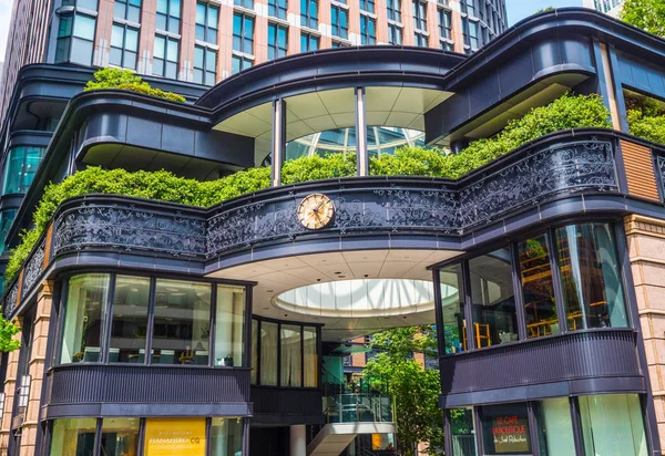 Tokyo şehir - Tokyo, Japonya - 12 Haziran 2018 modern mimari